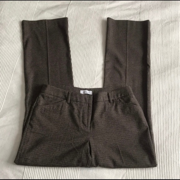 Reitmans Brown Check Dress Pants Size 5 - Picture 3 of 10